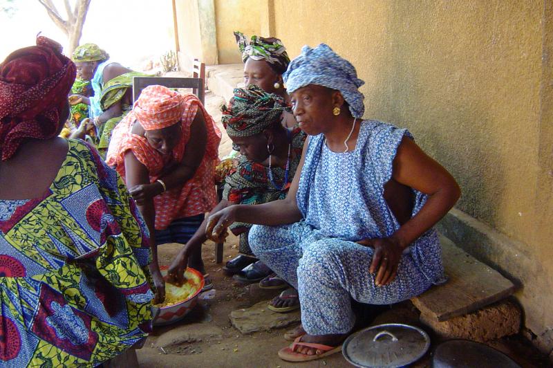 Le riz avec sa sauce