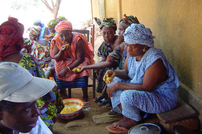 Le riz avec sa sauce